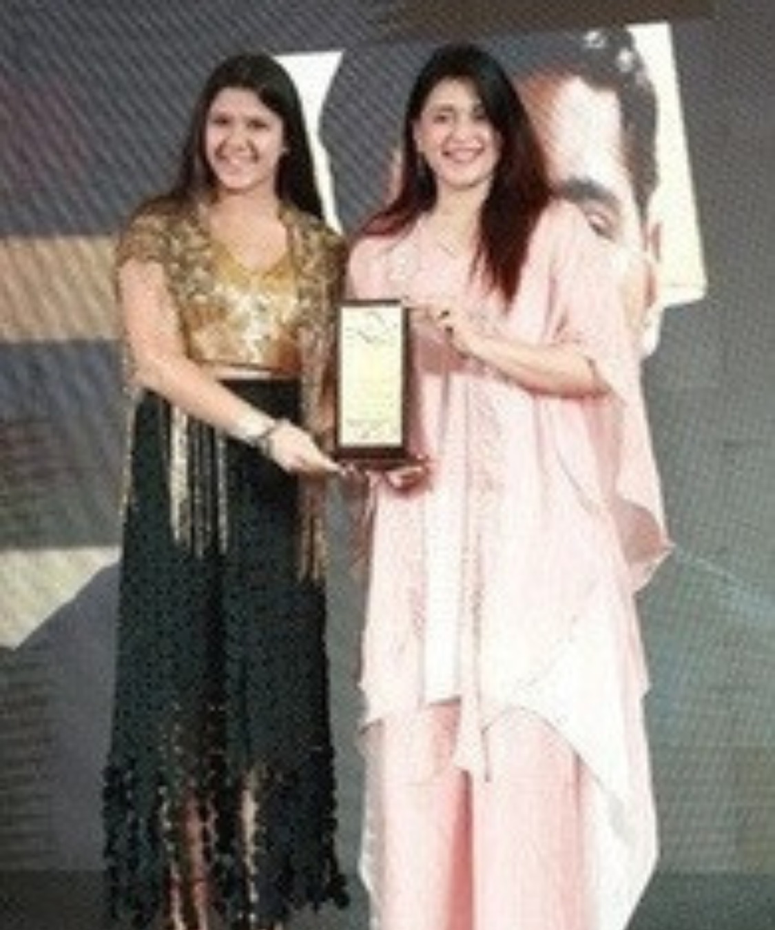 Awards Night portrait moment